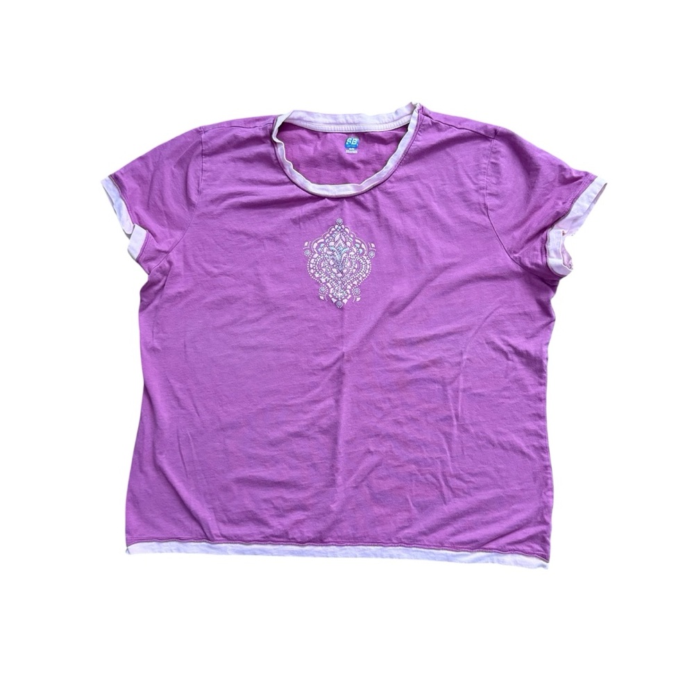 Y2K Pink Short Sleeve Women's Grapic Tee Size XL